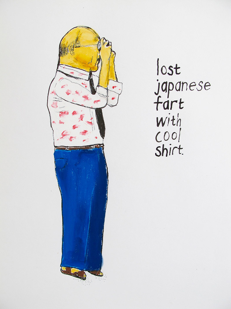 Lost Japanese Fart With Cool Shirt - Stefan Blom